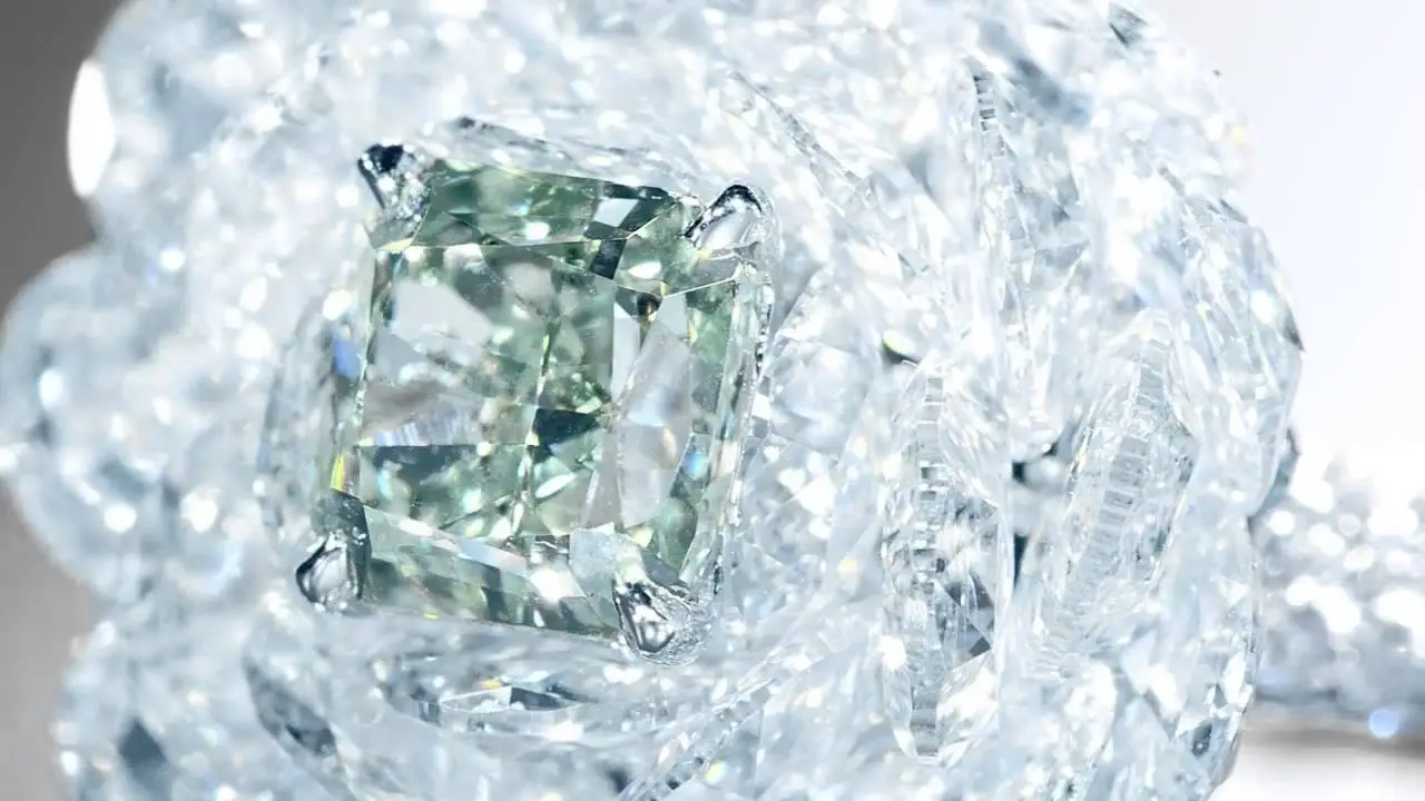 Tiffany & Co. — The Rare Vivid Green Diamond Ring